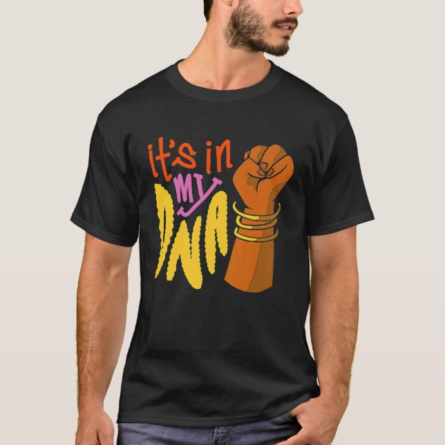 Typical African American Proud Fist BLM T-Shirt (Front)