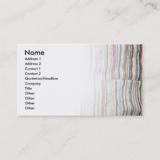 Typical azorean blanket business card
