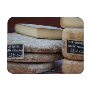 typical cheeses of pyrenees magnet