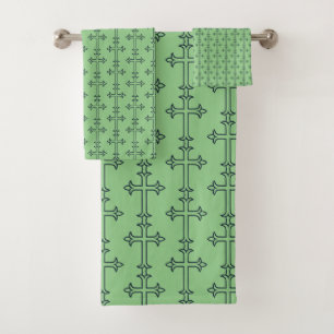 Typical Christian cross Bath Towel Set