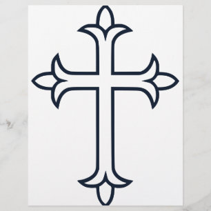 Typical Christian cross Flyer