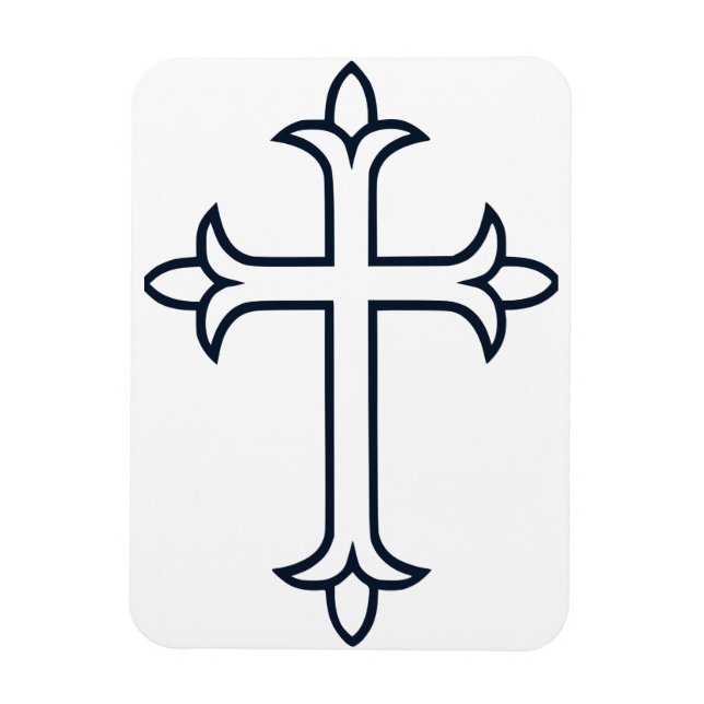 Typical Christian cross Magnet (Vertical)