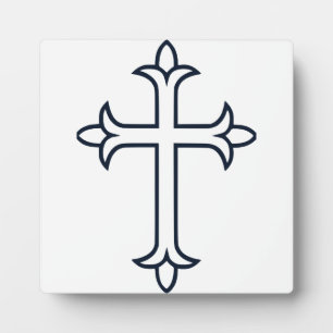Typical Christian cross Plaque