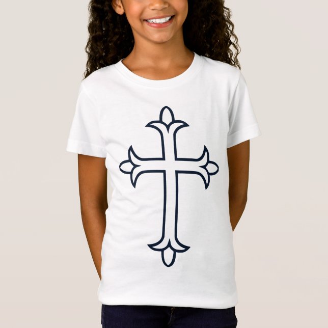Typical Christian cross T-Shirt (Front)