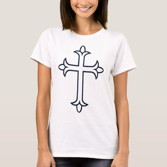 Typical Christian cross T-Shirt (Front)
