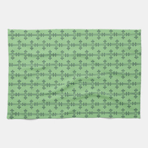Typical Christian cross Tea Towel