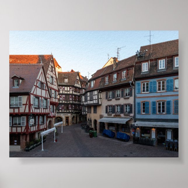 Typical houses in Colmar Poster (Front)