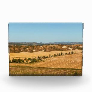 Typical landscapes for Siena Province in Tuscany Photo Block