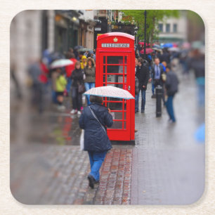 Typical London - Don't Forget the Umbrella Coaster