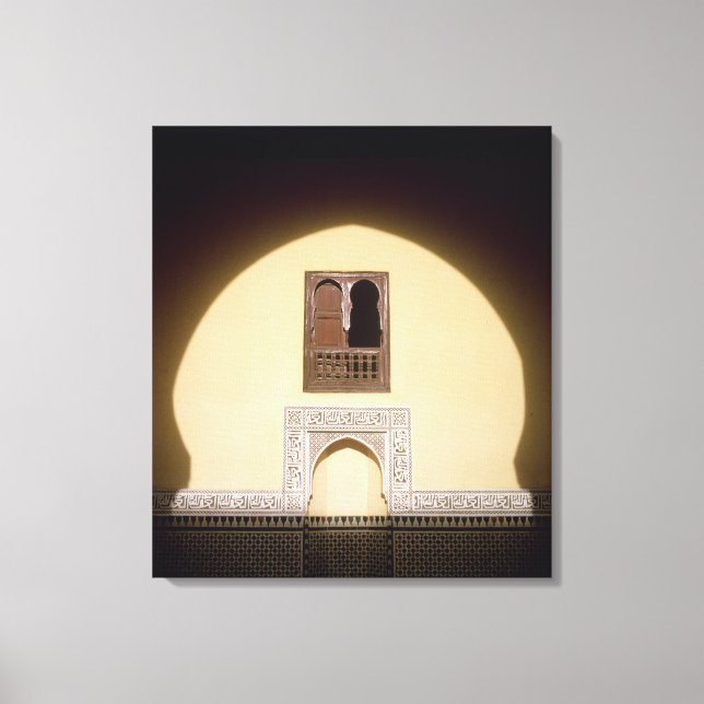 Typical Moroccan Window Canvas Print (Front)
