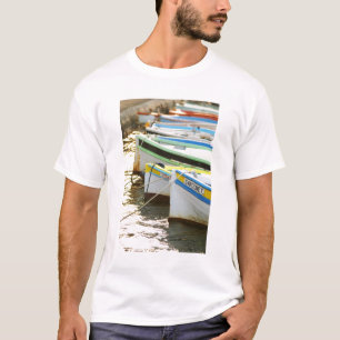 Typical Provencal fishing boats painted in T-Shirt