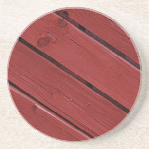 Typical Swedish Falun colours ,red colour Coaster