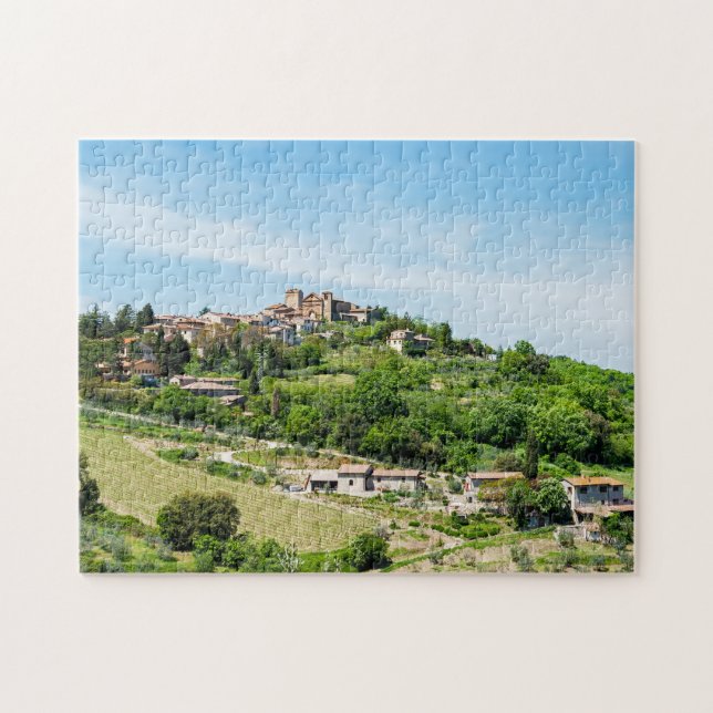 Typical Traditional Village in Tuscany - Italy Jigsaw Puzzle (Horizontal)