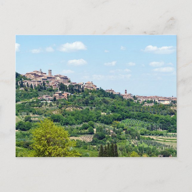 Typical Traditional Village in Tuscany - Italy Postcard (Front)