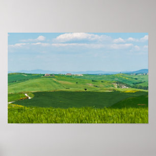 Typical Tuscany Landscape Poster