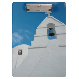 Typical whitewashed church clipboard