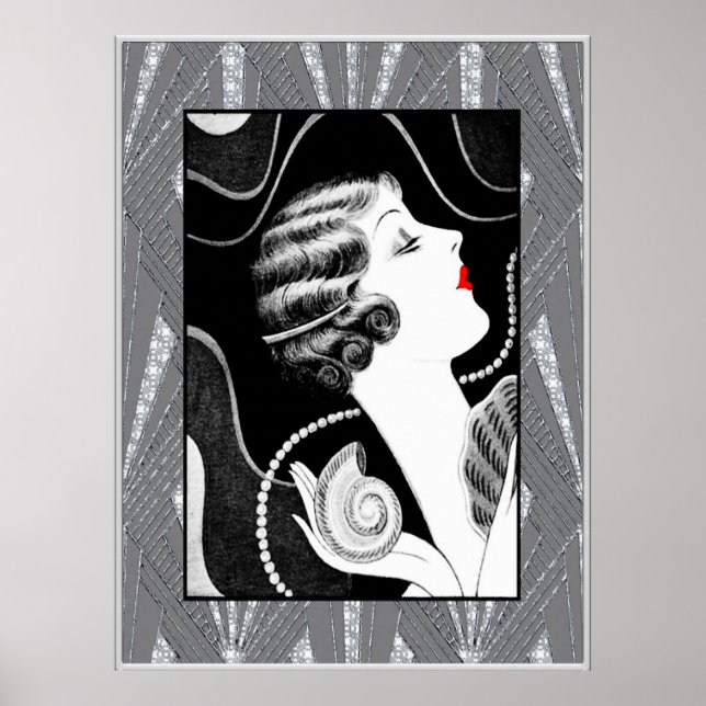 Typically 1920s Lady Poster (Front)