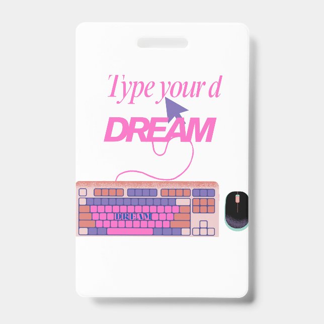 Typing My Future ID Badge (Front)