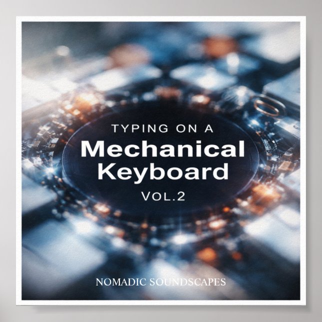 Typing on a Mechanical Keyboard Vol.2 Album Cover Poster (Front)