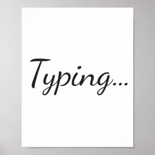 Typing Poster