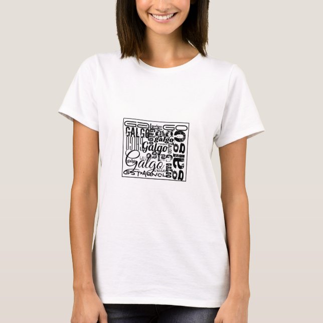 “Typo " Galgo T-Shirt (Front)