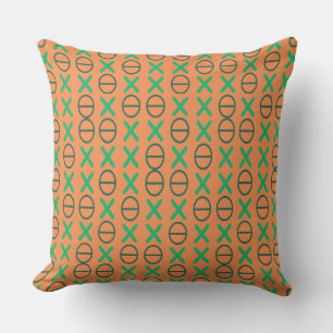 Typographic Code Pattern Green 2 in 1 Cushion