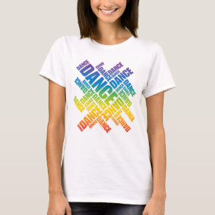 Typographic Dance (Spectrum) T-Shirt