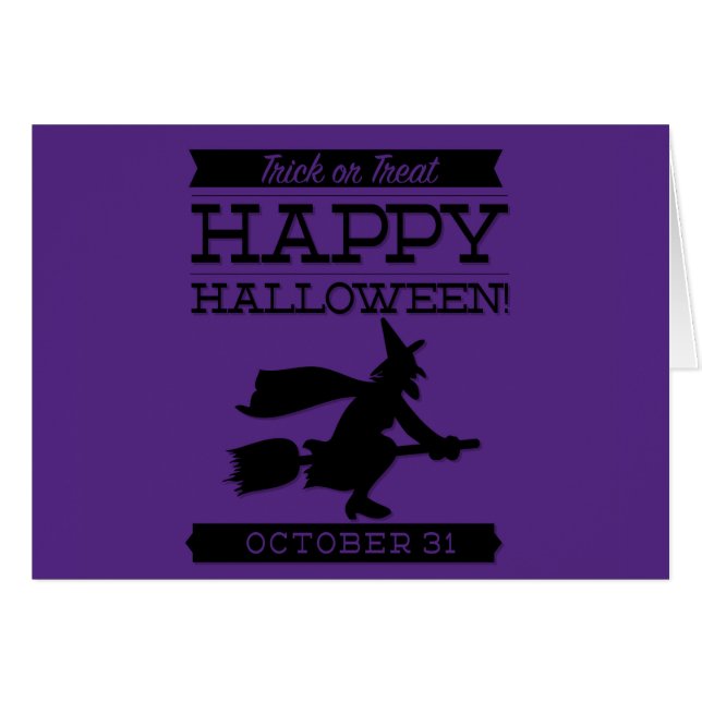Typographic retro Halloween (Front Horizontal)