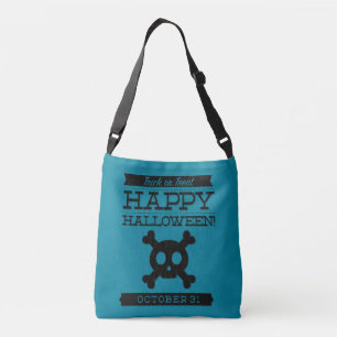 Typographic retro Halloween Crossbody Bag