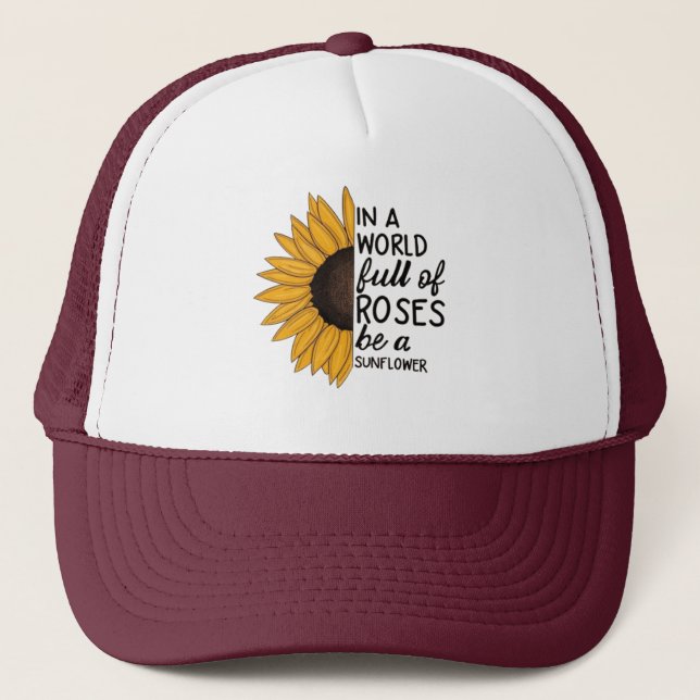Typographie  trucker hat (Front)