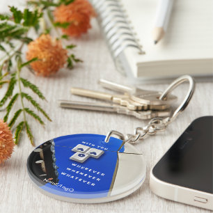 typography_1_with you_1 acrylic key ring