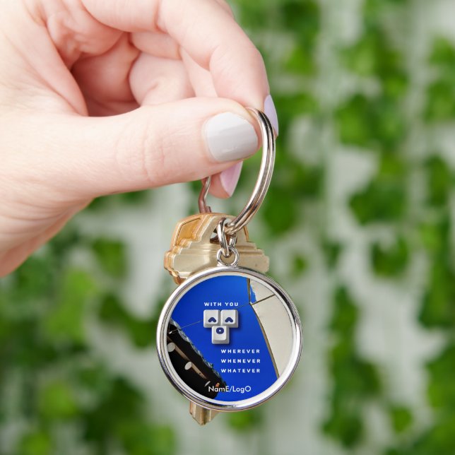 typography_1_with you_1 key ring (Hand)