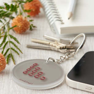 typography_4_very good acrylic key ring