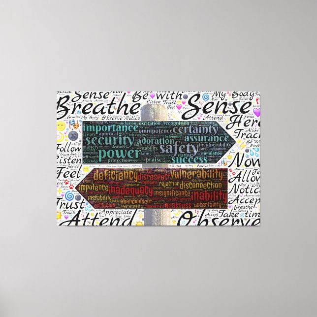 Typography Canvas Print (Front)