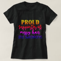 Typography Celebrating Messy Hair and Sweatpants