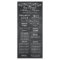 Typography Chalkboard Wedding Programs 2 Maids Hon