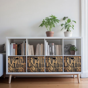 Typography Decoupage or Collage tissue paper