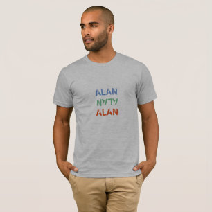 Typography Design Custom Name T-Shirt