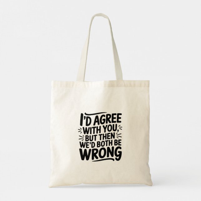 Typography design  Motivational Tote Bag (Back)