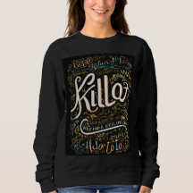 typography designs in killo word