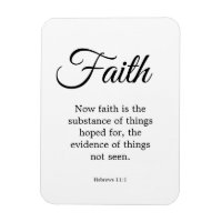 Typography Faith is the substance Scripture