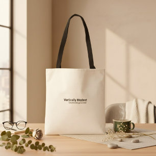 Typography funny humour cute fun quote  tote bag