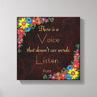 Typography - Inspirational Quote by Rumi