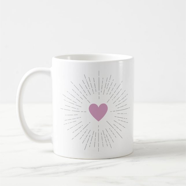 Typography Inspirational Quote Mug (Left)