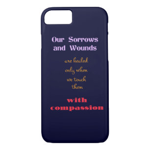 Typography - Inspirational Quote on Compassion Case-Mate iPhone Case