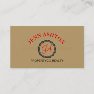 Typography Logo Minimalist Custom Template Card