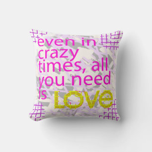 Typography Loving Inspiration Cushion