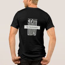 Typography Minimalist Black T-Shirt