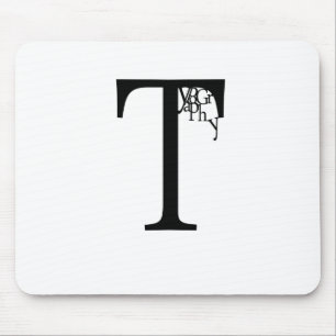 Typography Mouse Pad