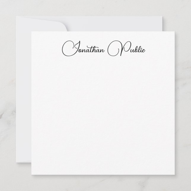 Typography Name Modern Elegant Template (Front)